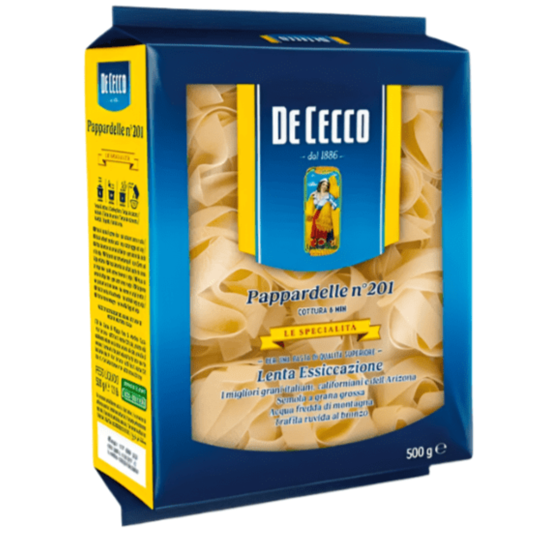 DE CECCO PAPPARDELLE NIDI SEMOLA 500G